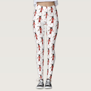 Leggings Personalizado de hormiga roja feliz