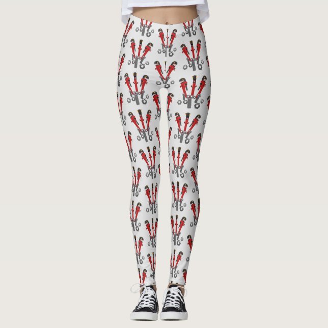 Leggings Personalizado de humor de herramientas monstruosas (Anverso)
