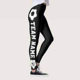 Leggings Personalizado de jugador de fútbol nombre de equip