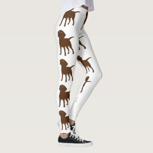 Leggings personalizado de laboratorio de chocolate lleno 3