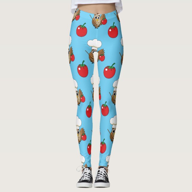 Leggings Personalizado de Lechuza Cocina (Anverso)