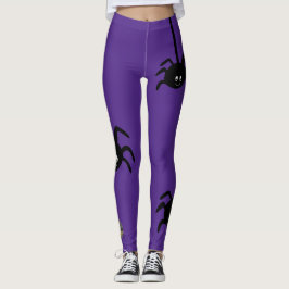 Leggings Personalizado DE LOGO DE NEGOCIOS PURPLE BLACK SPI
