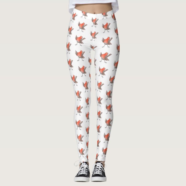 Leggings Personalizado de pájaro de burro canto (Anverso)