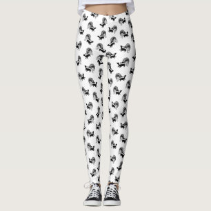 Leggings PERSONALIZADO de patrón de de fondo de desgaste