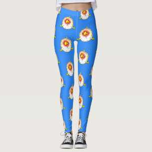 Leggings Personalizado de pescado porcupy de marisco de pur