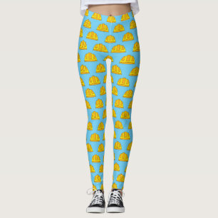 Leggings Personalizado del Gorra duro amarillo