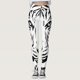 Leggings Personalizado del tigre blanco