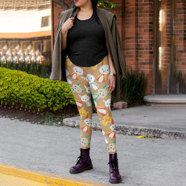 Leggings Personalizado Fox colorido