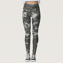 Personalizado gris y negro camo