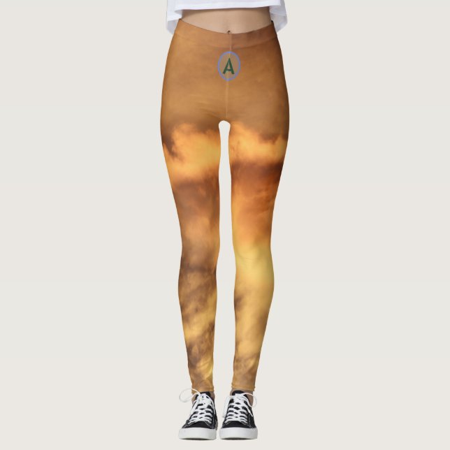 LEGGINGS PERSONALIZADO INICIAL DE LAS NUBES DE LAS LECTURAS (Anverso)