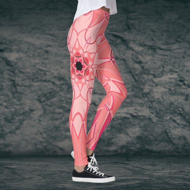 Leggings Personalizado Mandala Flor Rosa (Subido por el creador)