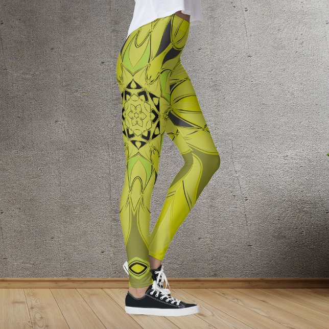 Leggings Personalizado Mandala Flower Green (Subido por el creador)