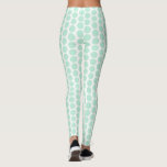 Leggings Personalizado Moderno Elegante Mint Colores Blanco<br><div class="desc">Personalizado Moderno Elegante Mint Verde Colores Blancos Plantilla Leggings.</div>