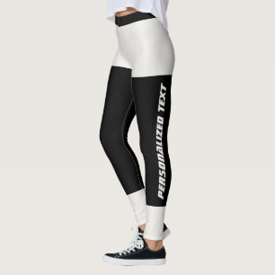 Leggings Personalizado Moderno Neutral Lindo Negro Hecho a