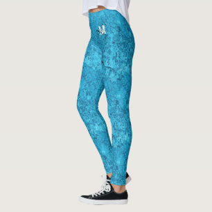 Leggings Personalizado Monograma de textura de roca natural