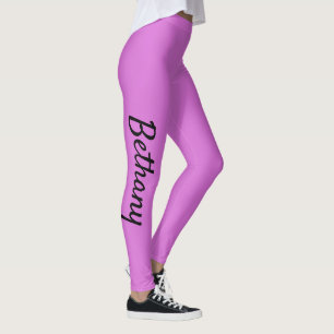 Leggings Personalizado personalizado de orquídeas XS (0-2) 