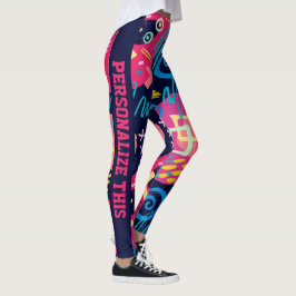 Leggings Personalizado personalizado hizo arte de graffiti