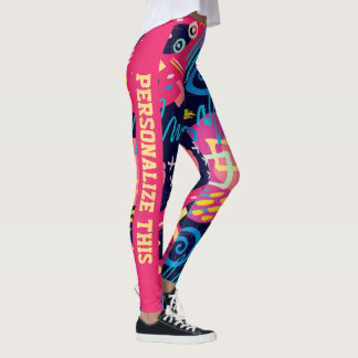 Leggings Personalizado personalizado hizo arte de graffiti