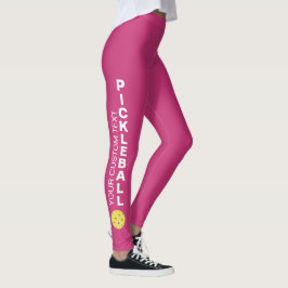 Leggings Personalizado Pickleball Club Team Your Text Fun S
