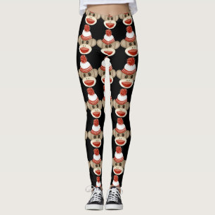 Leggings Personalizado retro único de las bragas del negro