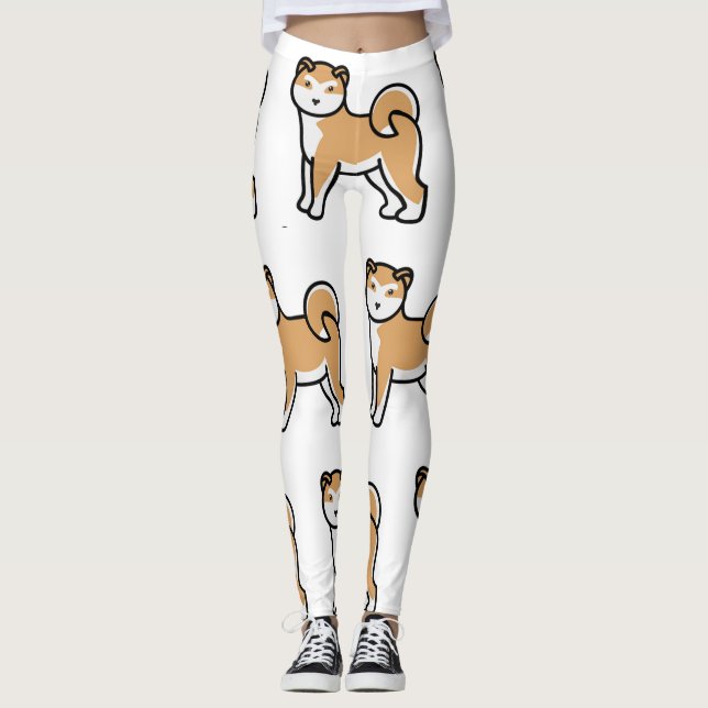 Leggings personalizado shiba inu (Anverso)