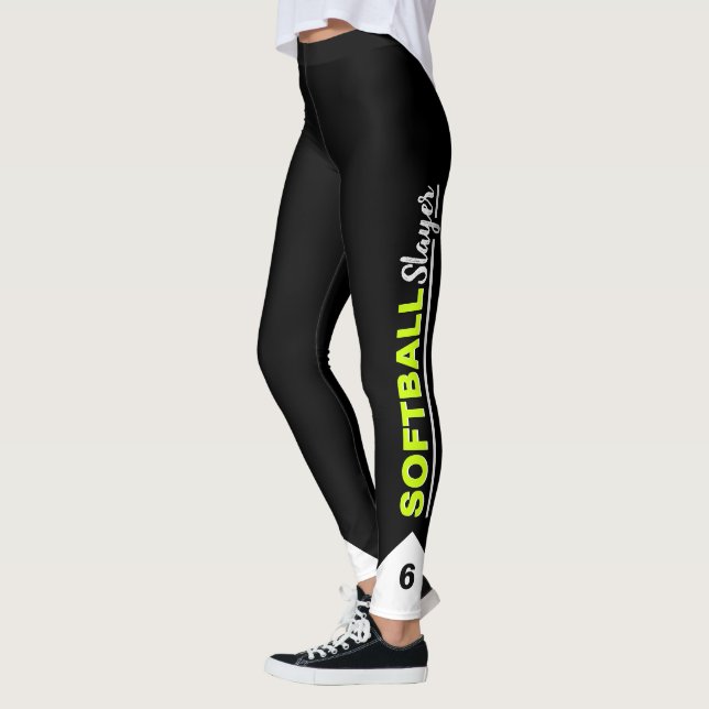Leggings Personalizado Softball Slayer (Izquierda)