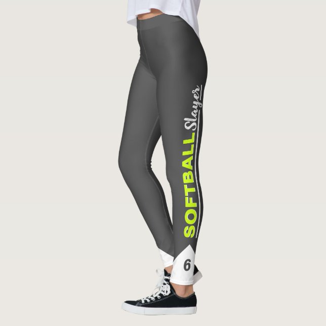 Leggings Personalizado Softball Slayer (Izquierda)