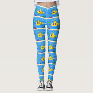Leggings Personalizado submarino feliz