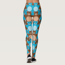 Leggings Personalizado Teddy Bears piernas de adolescentes