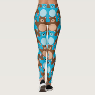 Leggings Personalizado Teddy Bears piernas de adolescentes 