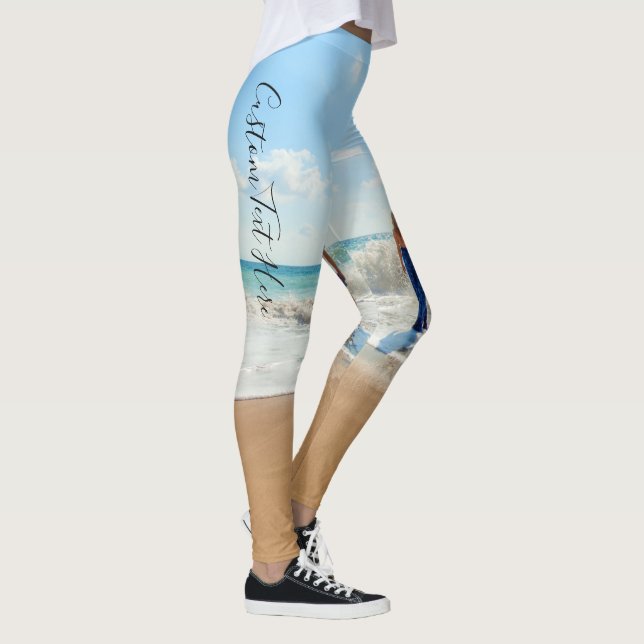Leggings Personalizado tus fotos con texto (Derecha)