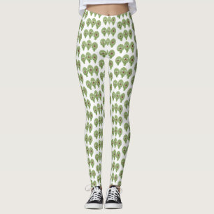 Leggings Personalizado vegetal de alcachofas de canto lindo