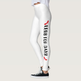 Leggings Personalizados con Cita de Tacón Alto