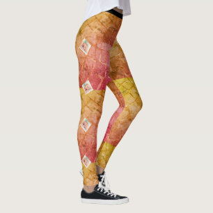 Leggings personalizados de varios colores