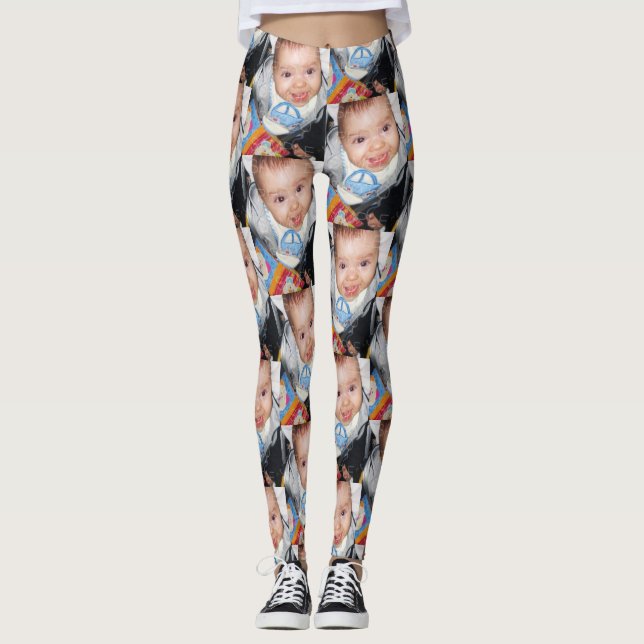 Leggings Personalizar con su patrón fotográfico (Anverso)
