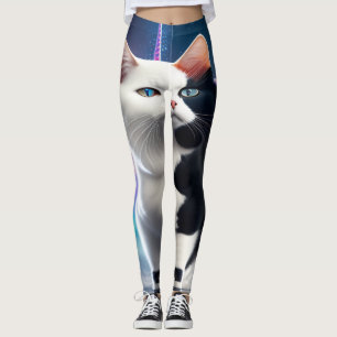 Leggings Personalizar Tu Propio Gato Montando Un Yoga Unico