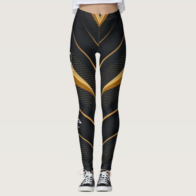 Leggings Personalizar Tu propio Yoga a las mejores mujeres  (Anverso)