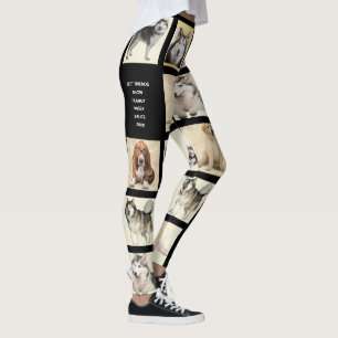 Leggings Personalizar tus 9 plantillas de Mascotas de fotos
