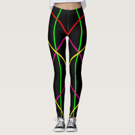 Leggings Personalizar y elige el color - Neon Lines Yoga