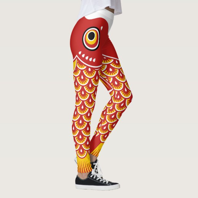 Leggings Pescado japonés Koinobori Patterado (Derecha)