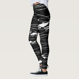 Leggings Pescado nadando bajo el agua Negro