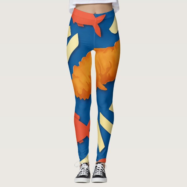 Leggings Pescado y chile (Anverso)
