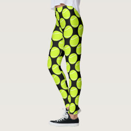 Leggings Pescadores de tenis en pista de tenis