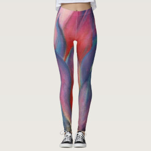 Leggings Pétalos de incandescencia pintados