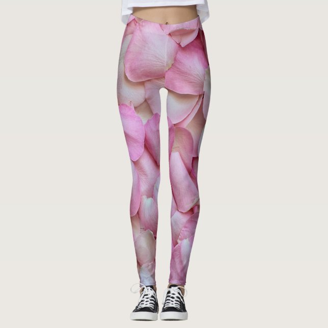 Leggings Pétalos rosa rosados (Anverso)