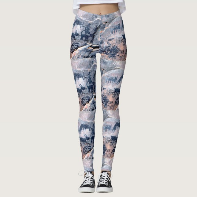 Leggings petroglifo del nativo americano (Anverso)