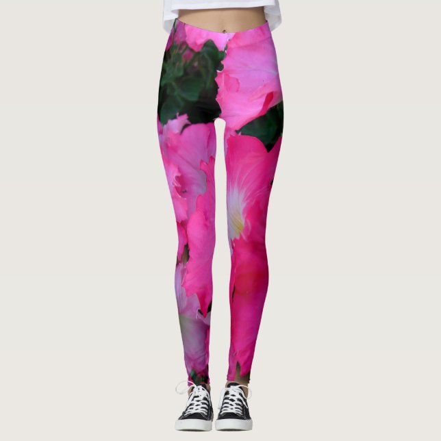 Leggings Petunias rosadas (Anverso)