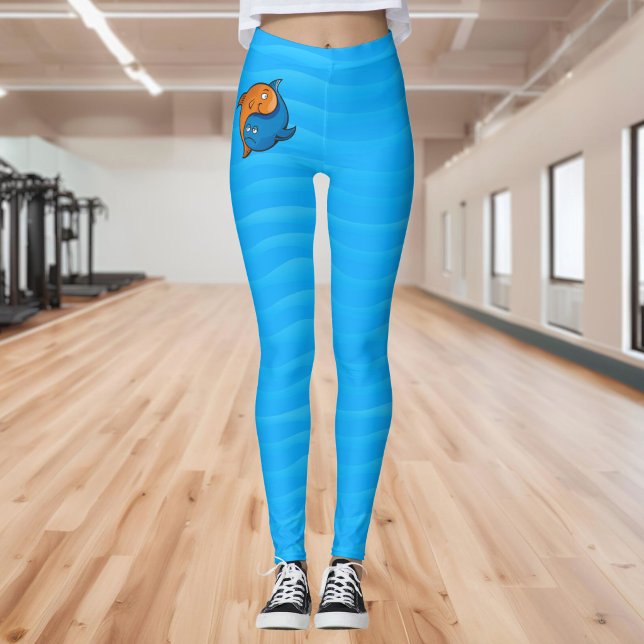 Leggings Pez de Yin Yang Dibujo Animado (Subido por el creador)