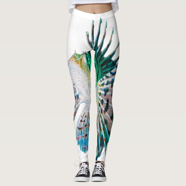 Leggings Pez León Rezando (Anverso)