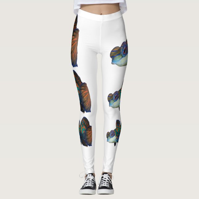 Leggings Pez mandarín recortado  (Anverso)